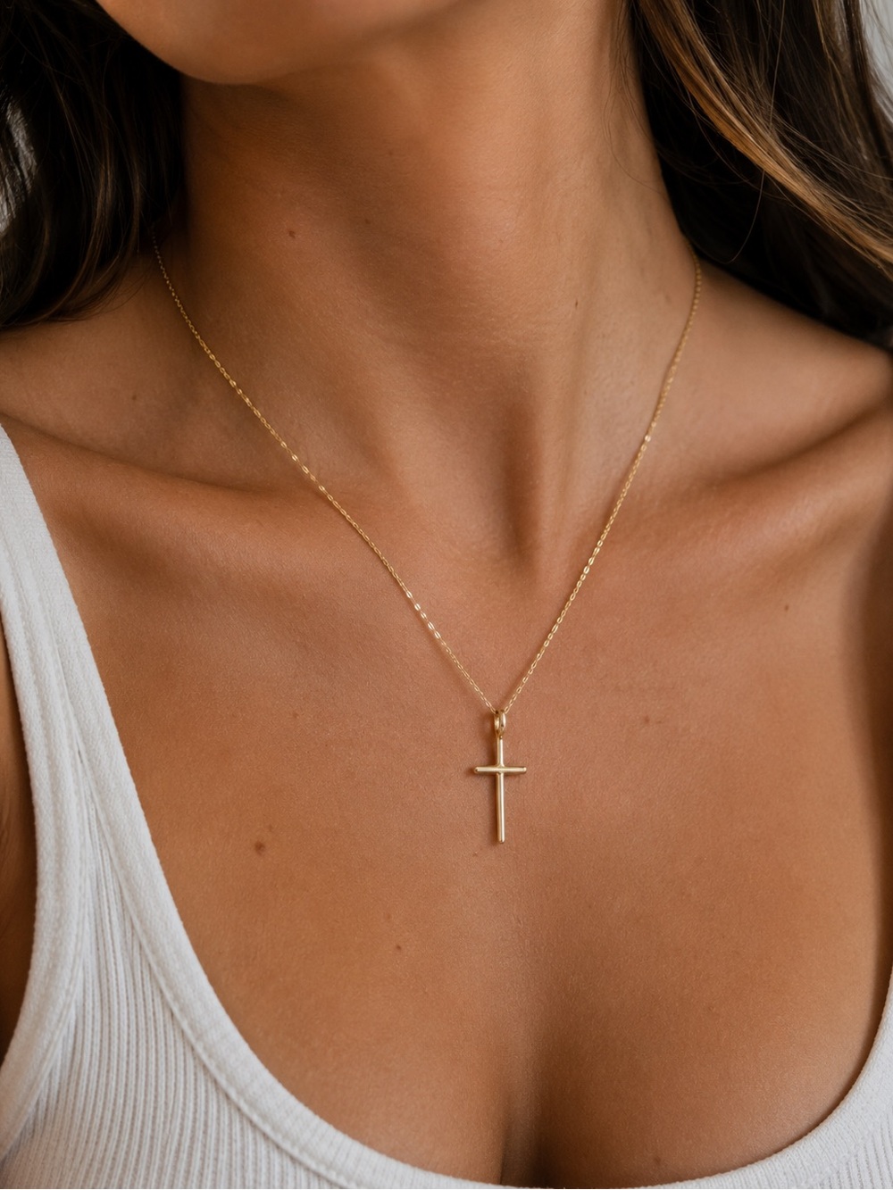 Kendra Scott 18k Gold Vermeil Cross Necklace | NWT